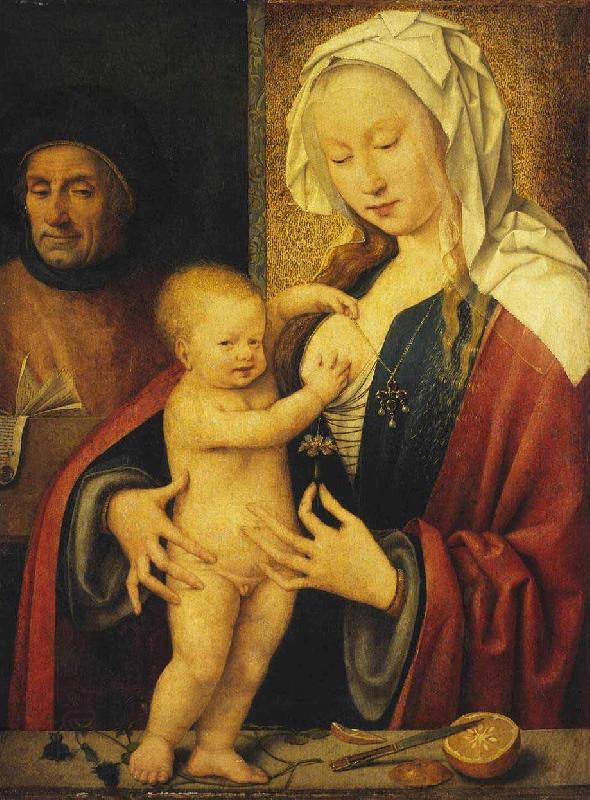 Joos van cleve The Holy Family oil painting picture
